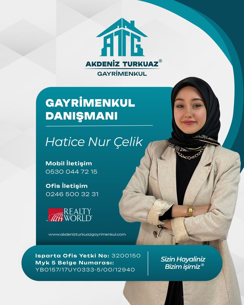 Hatice Nur Çelik – Gayrimenkul Danışmanı